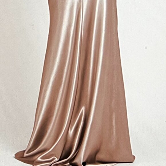 JENNY YOO  Brenna whipped apricot long gown Size 14 - Picture 6 of 15